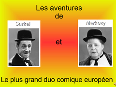les aventures de sarkel et maerkozy