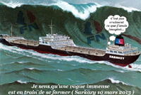 Sarkozy sent qu'une vague immense est en train de se former